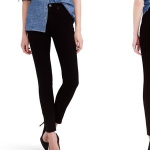 Black J. Crew Lookout Highrise Skinny